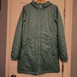 L.L. Bean Womens fleece lined primaloft coat